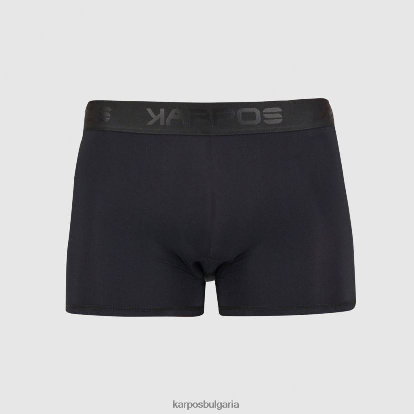 кратко| черен мъже Karpos подплатен боксер FZ08Z694