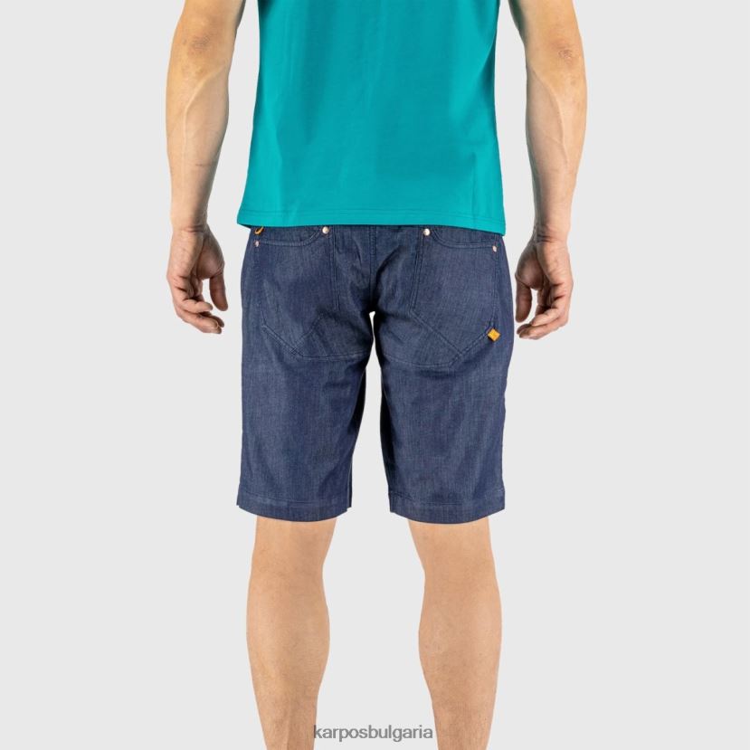 кратко| тъмно синьо мъже Karpos castegner светли дънки бермуди FZ08Z620