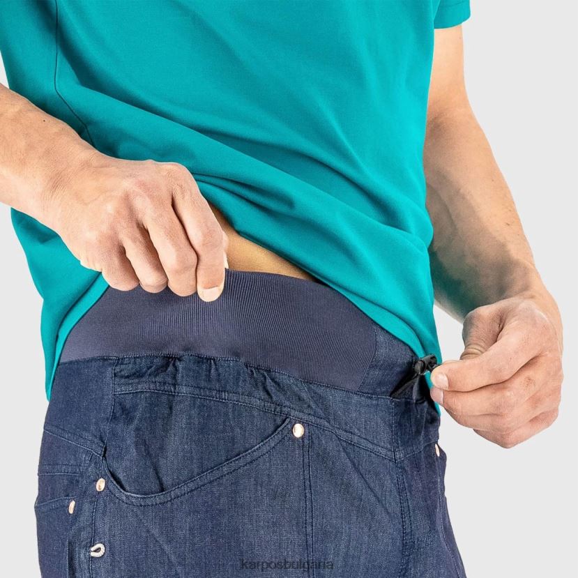 кратко| тъмно синьо мъже Karpos castegner светли дънки бермуди FZ08Z620