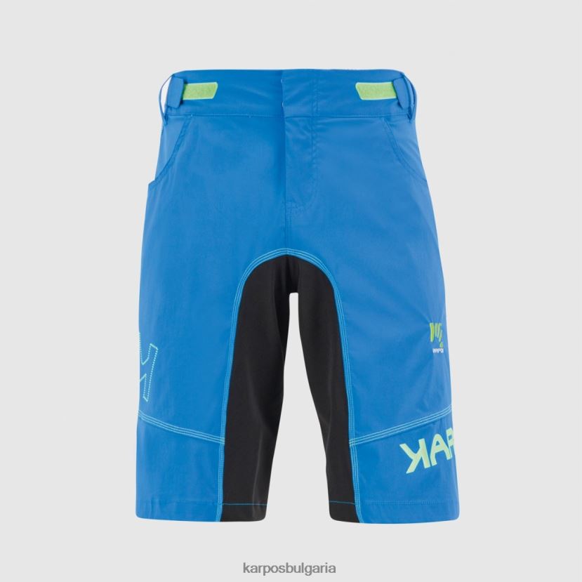 кратко| индиго б./черно/зелено флуо мъже Karpos балистични шорти evo FZ08Z675