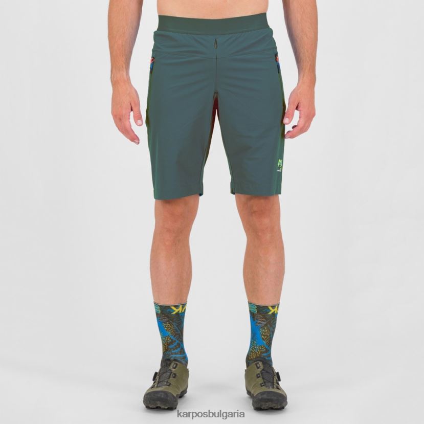 кратко| северноатлантически/тъмен шисти мъже Karpos tre cime bermuda FZ08Z652