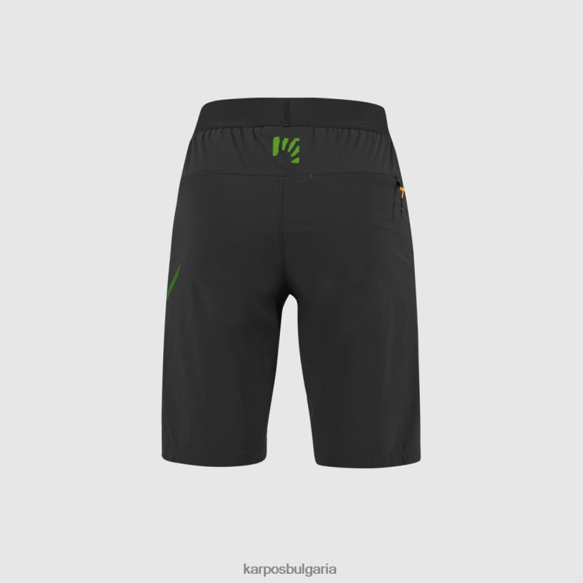 кратко| черно/жасминово зелено мъже Karpos tre cime bermuda FZ08Z654