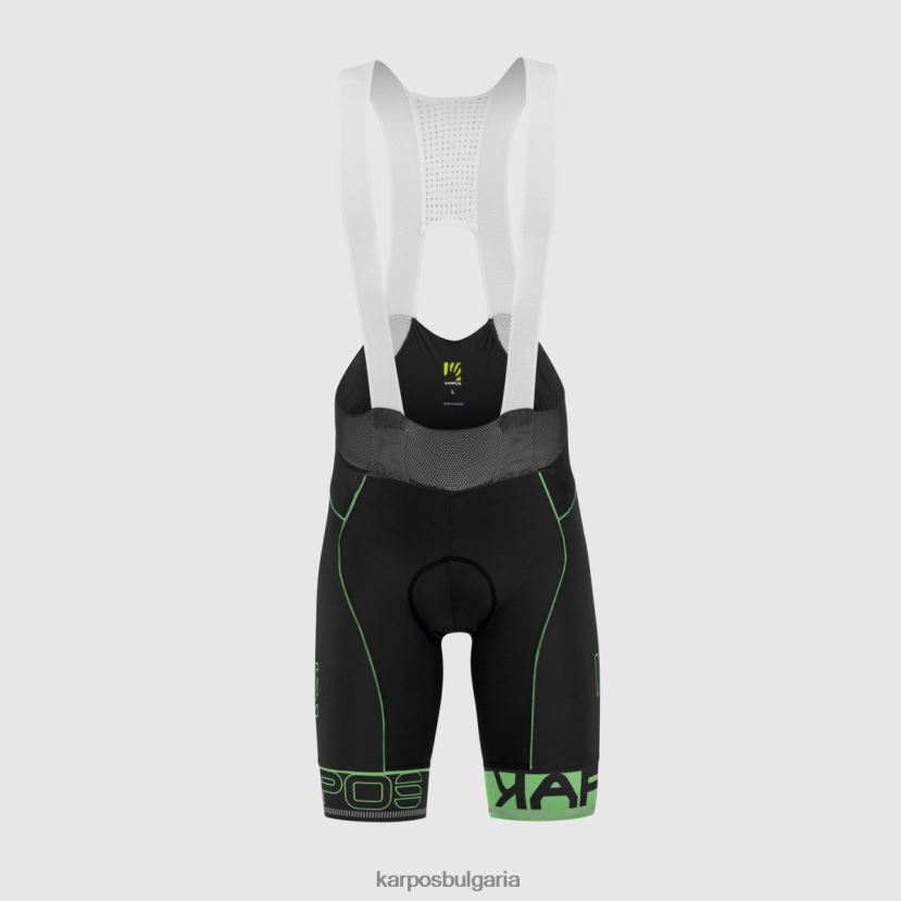 кратко| тъмно сиво/черно/зелено флуо мъже Karpos verve evo bibshort FZ08Z618