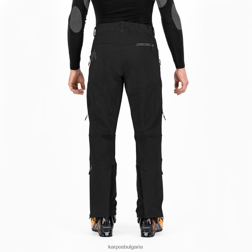 панталон| черно тъмно сиво мъже Karpos мармоладен панталон FZ08Z465