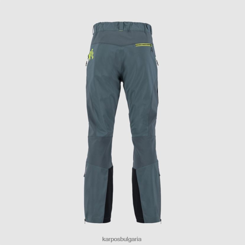 панталон| тъмно шисти/лайм зелено мъже Karpos мармоладен панталон FZ08Z466