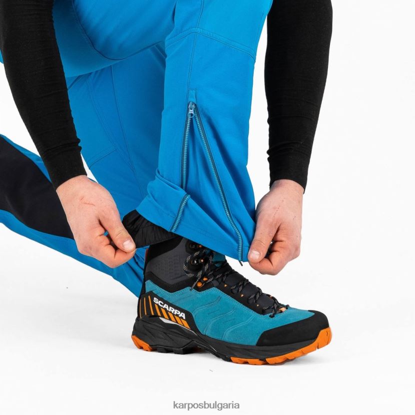 панталон| синьо бижу мъже Karpos сан мартино панталон FZ08Z497