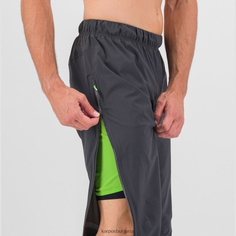 панталон| тъмно сив мъже Karpos много дъждовни панталони FZ08Z504