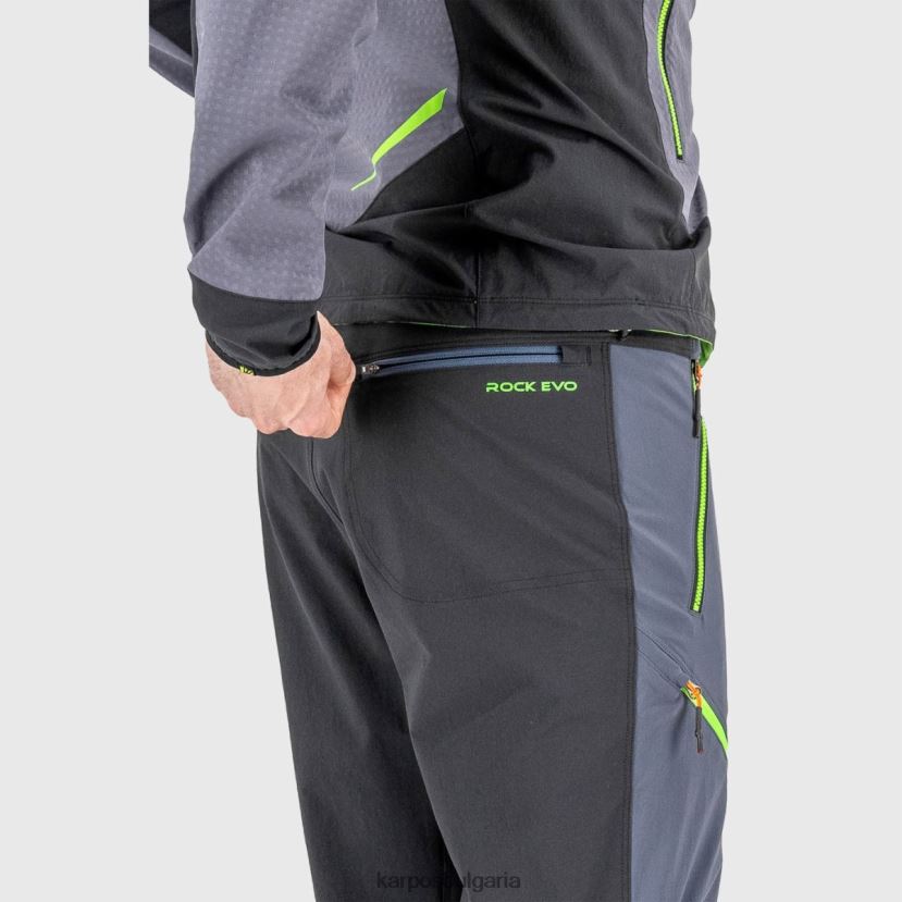 панталон| омбре синьо/черно мъже Karpos рок ево панталон FZ08Z524