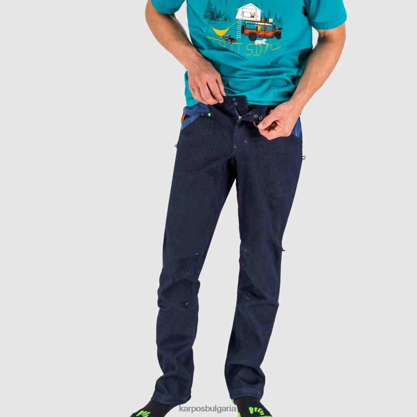 панталон| сини дънки мъже Karpos панталон карпино FZ08Z584