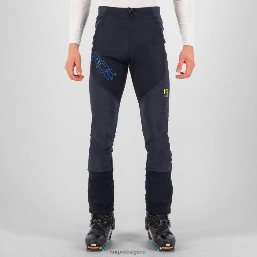 панталон| черно/дива синьо мъже Karpos лек панталон alagna FZ08Z508