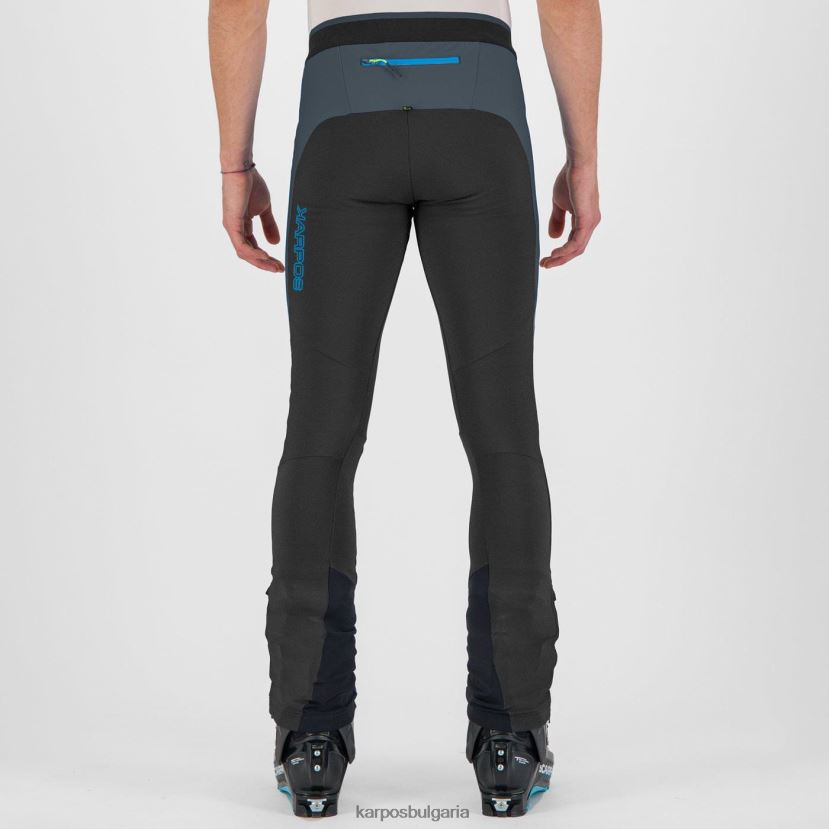 панталон| черен/тъмен шисти мъже Karpos alagna evo панталон FZ08Z540