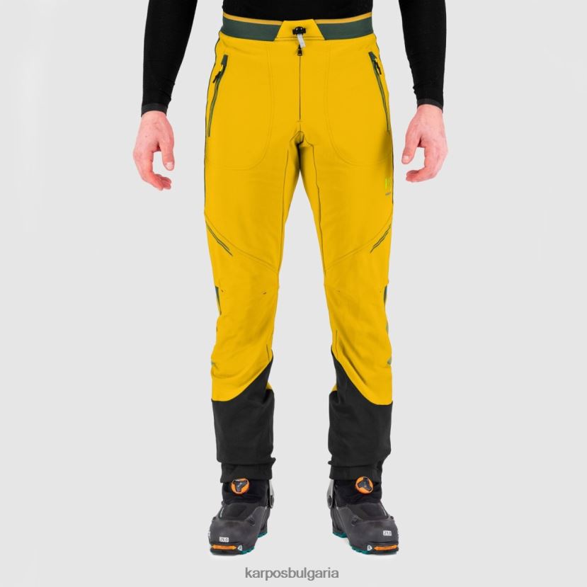 панталон| златни люспи/зелено в джунглата мъже Karpos панталон alagna plus evo FZ08Z471