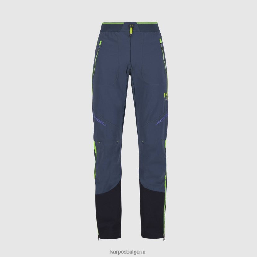 панталон| полунощ/зелена светкавица мъже Karpos панталон alagna plus evo FZ08Z479