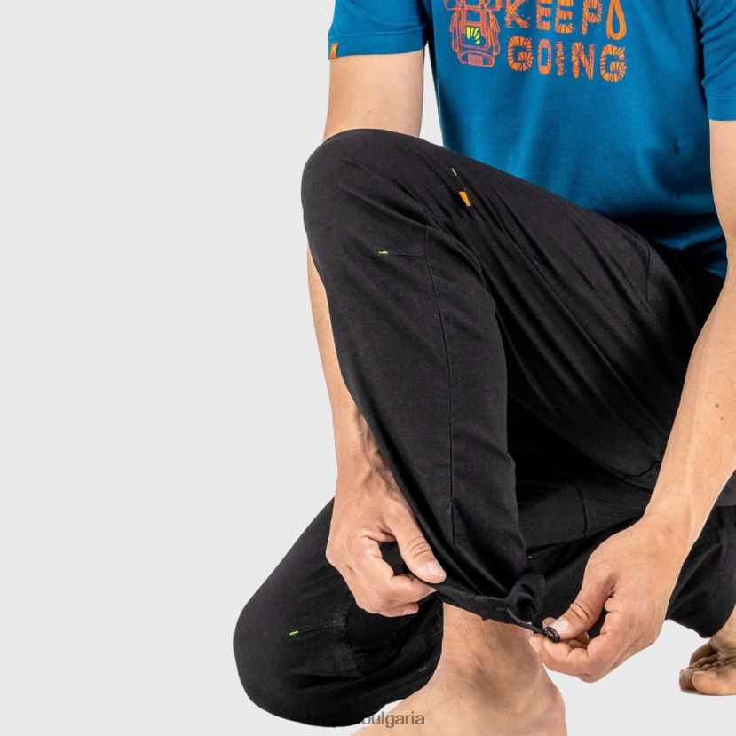 панталон| черен мъже Karpos лек дънков панталон castegner FZ08Z557