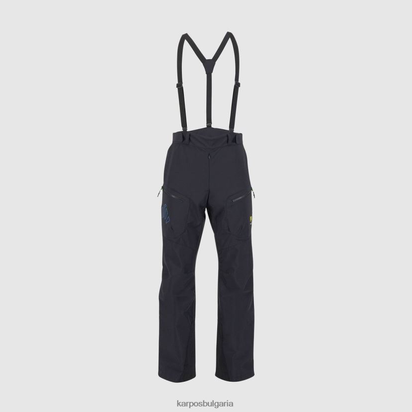 панталон| черно/индийско мастило мъже Karpos piz palu' панталон FZ08Z456