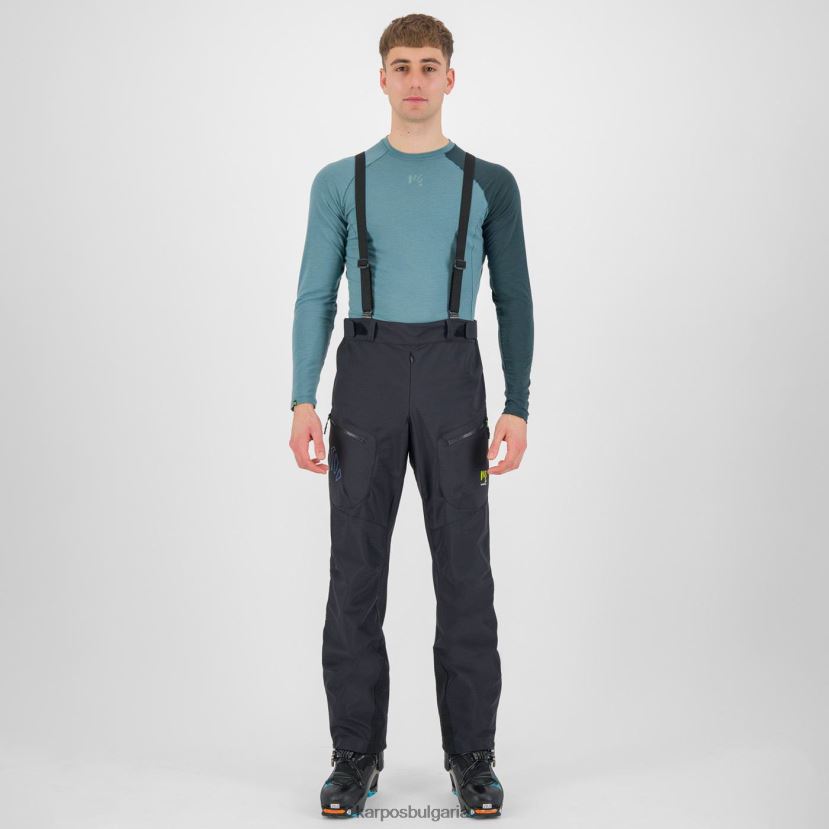 панталон| черно/индийско мастило мъже Karpos piz palu' панталон FZ08Z456