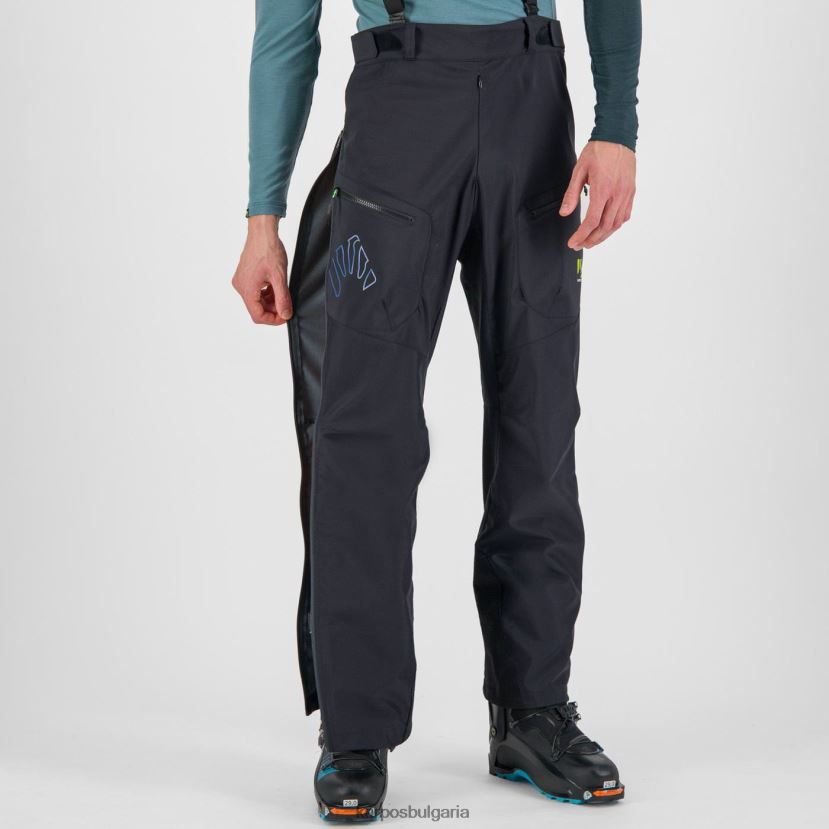 панталон| черно/индийско мастило мъже Karpos piz palu' панталон FZ08Z456