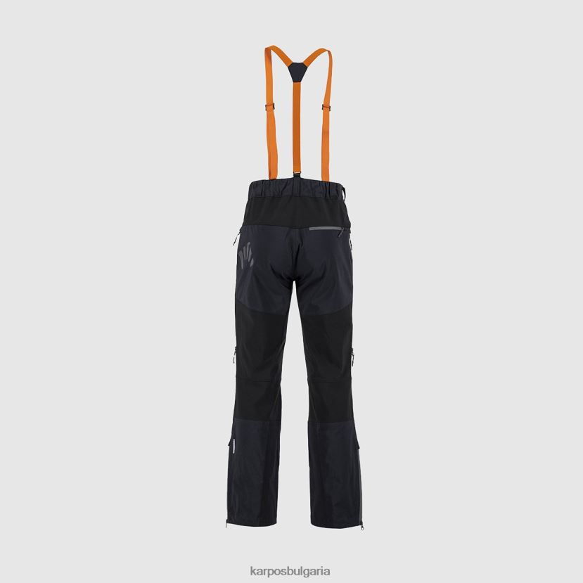 панталон| черно тъмно сиво мъже Karpos schiara evo панталон FZ08Z459