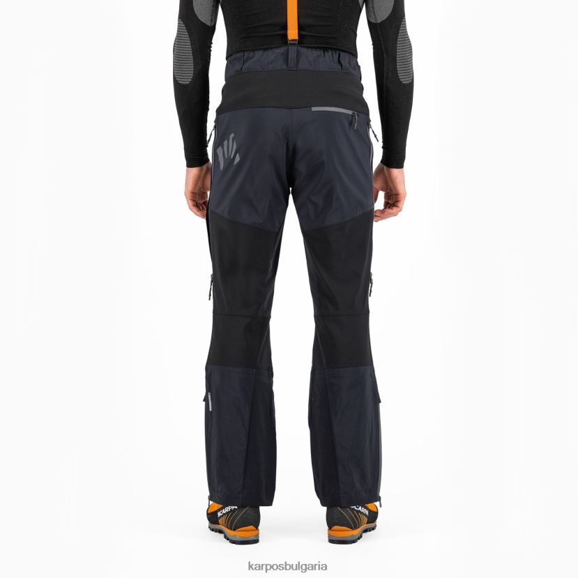 панталон| черно тъмно сиво мъже Karpos schiara evo панталон FZ08Z459