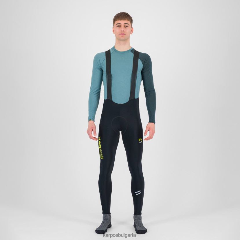 панталон| черна/киви колада мъже Karpos verve winter bibtight FZ08Z567