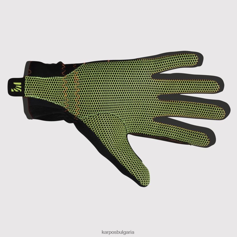 ръкавица| черен/зелен флуо мъже Karpos alagna ръкавица FZ08Z883