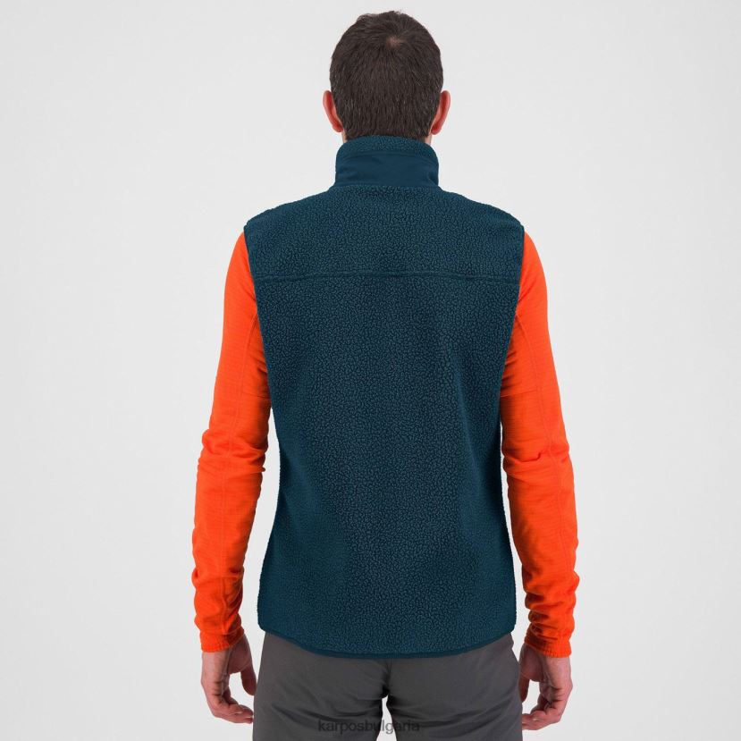 руно| полунощ мъже Karpos Поларена жилетка от 80-те FZ08Z153