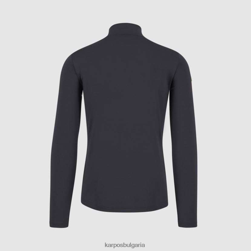 руно| тъмно сив мъже Karpos мощен полар с половин цип FZ08Z252