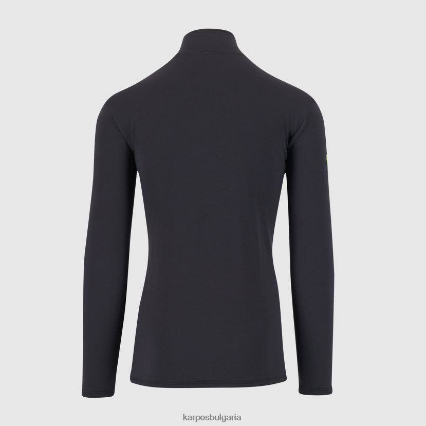 руно| черен мъже Karpos полуцип от айс флийс FZ08Z269