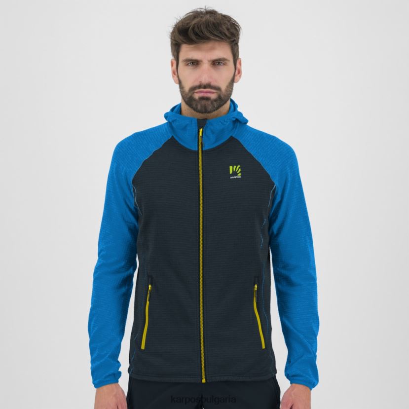 руно| космос/индиго овесарка мъже Karpos качулка с пълен цип ambrizzola FZ08Z226