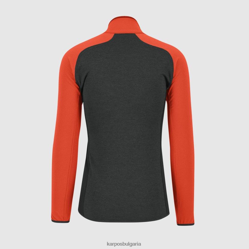 руно| черен пясък/пикантен портокал мъже Karpos odle полар FZ08Z218