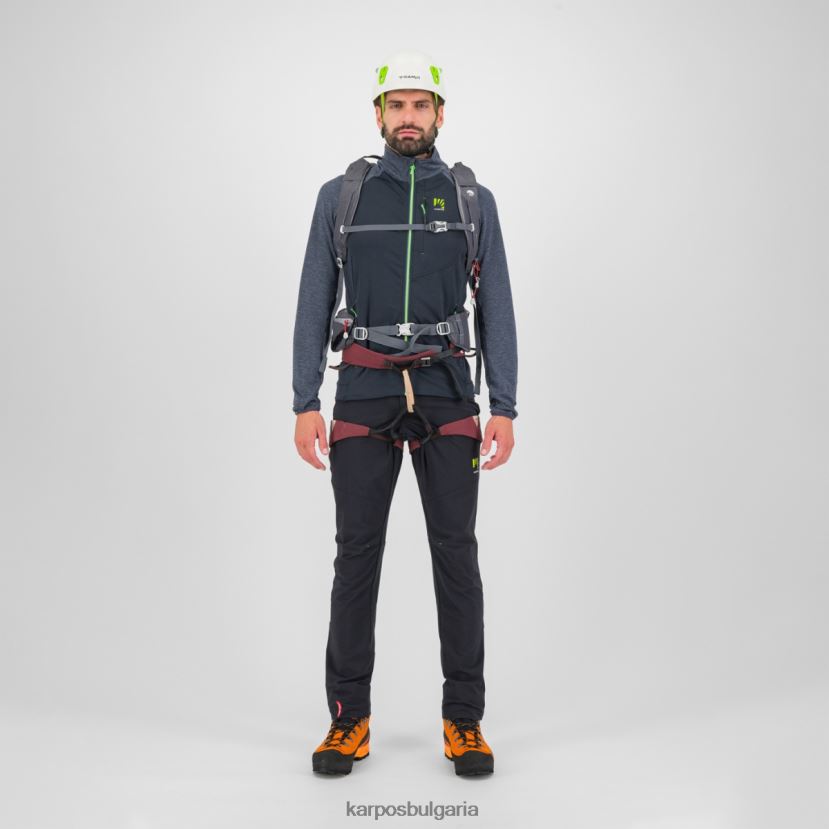 руно| черно/омбре синьо/жасминово зелено мъже Karpos pizzocco evo полар с пълен цип FZ08Z209