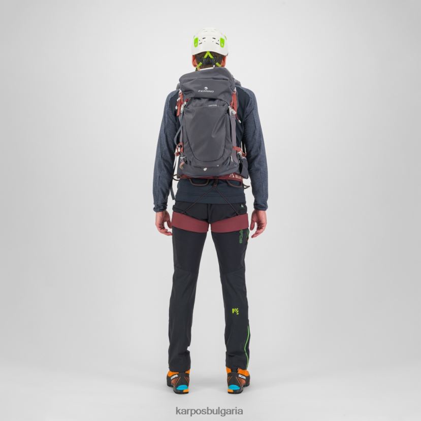 руно| черно/омбре синьо/жасминово зелено мъже Karpos pizzocco evo полар с пълен цип FZ08Z209