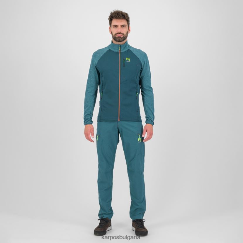 руно| тъмно море/балсам мъже Karpos pizzocco evo полар с пълен цип FZ08Z211