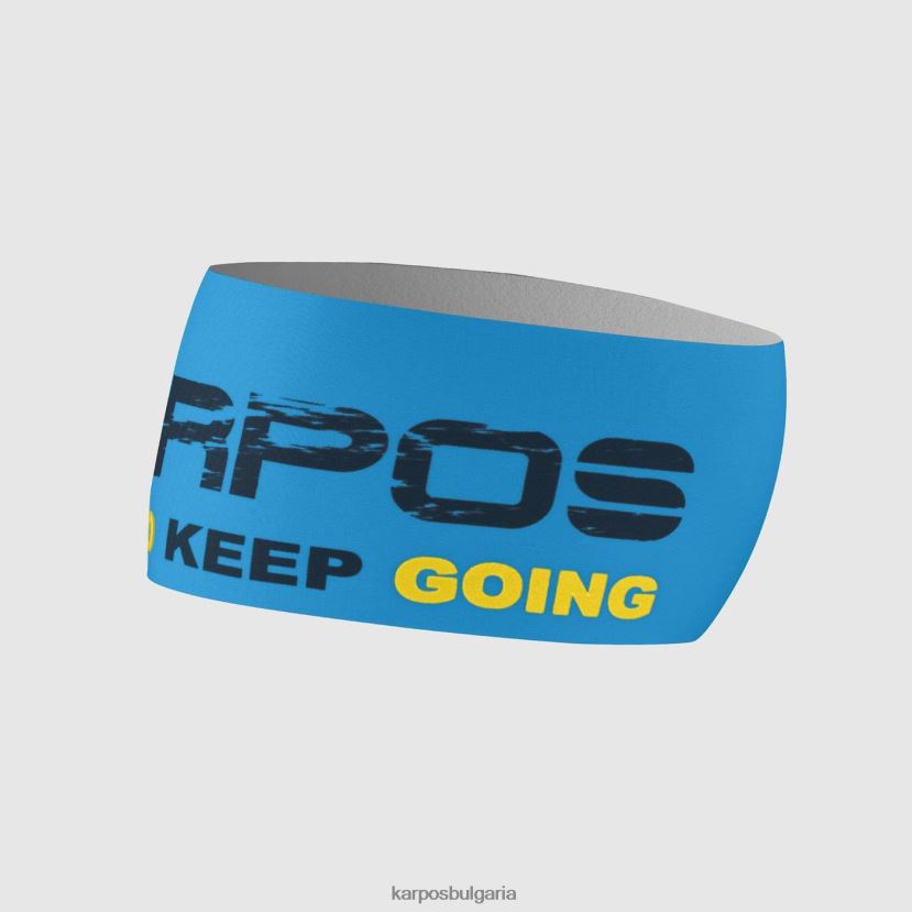 шапки| дива синьо/полунощ/сяра мъже Karpos ламбрекен лента за глава FZ08Z862