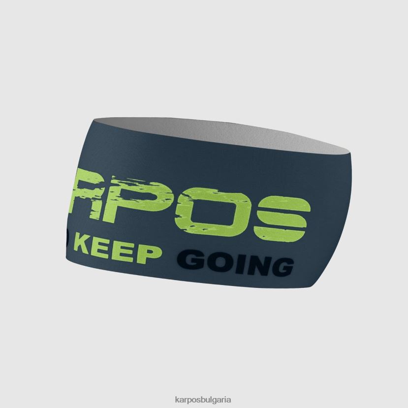 шапки| полунощ/зелена светкавица/черно мъже Karpos ламбрекен лента за глава FZ08Z865