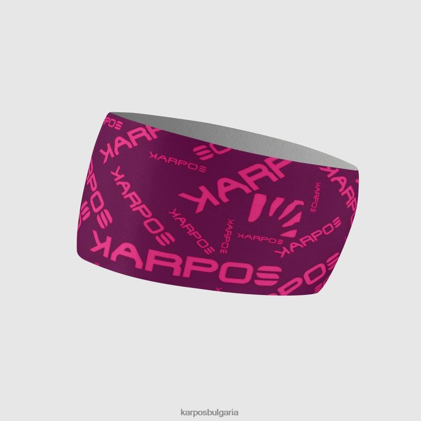 шапки| boysenberry/розово мъже Karpos пелмо лента за глава FZ08Z833