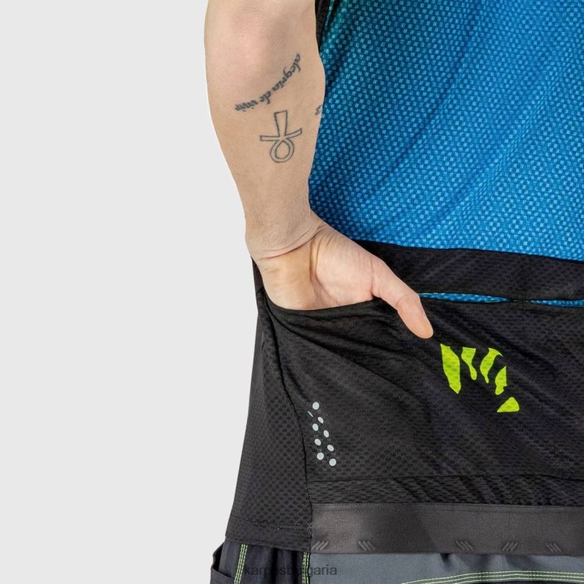 тениска| печат 1 индиго б./черно/зелено мъже Karpos фланелка за скачане FZ08Z304