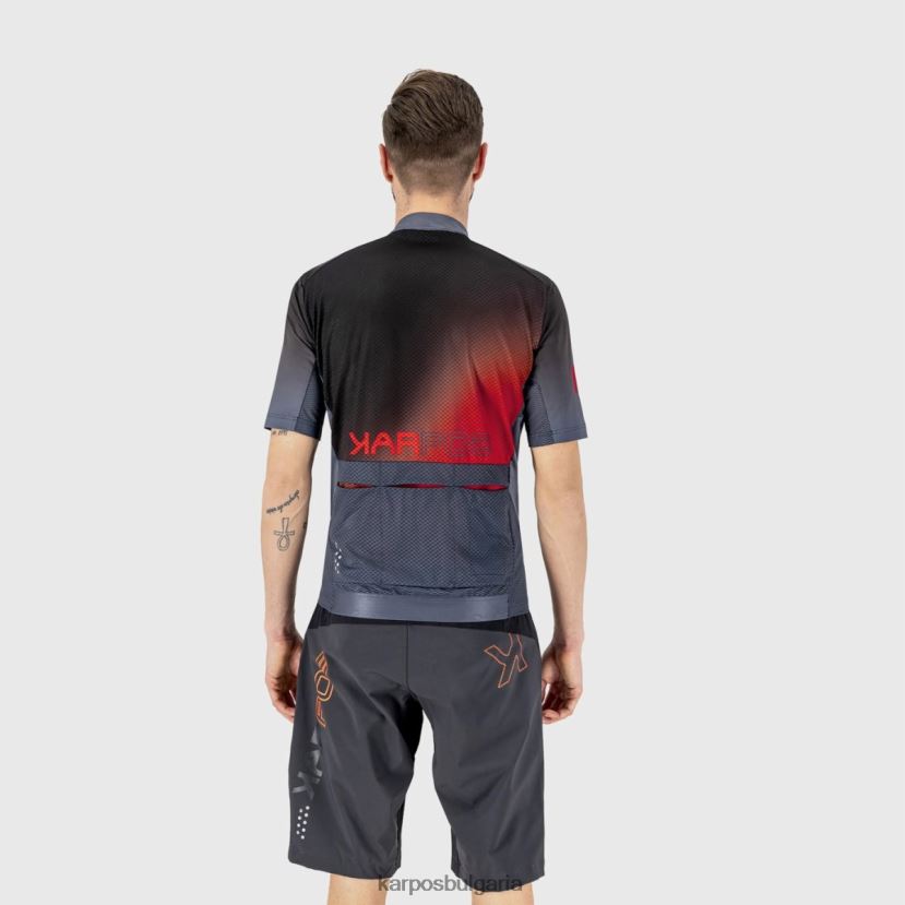 тениска| щампа 1 ombre синьо зелено fluo b мъже Karpos фланелка за скачане FZ08Z306