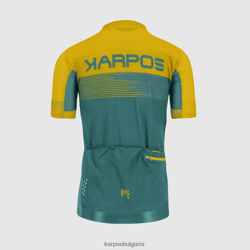 тениска| северен атлантик/лемон къри/дар мъже Karpos зелено огнено трико FZ08Z311