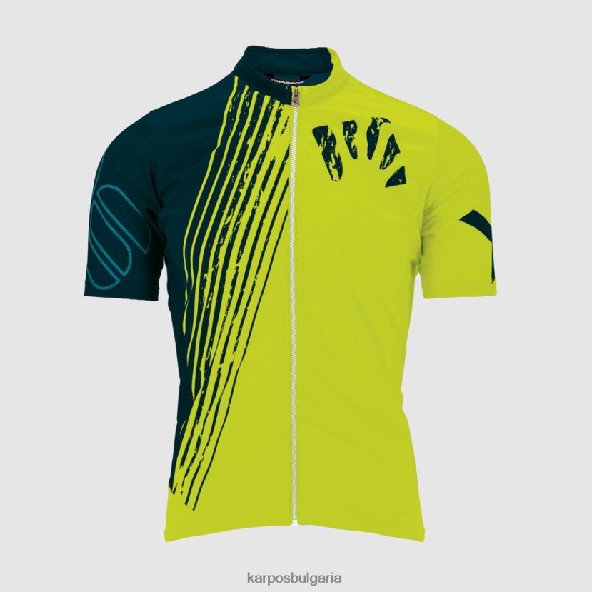 тениска| жълт ф/рефл.езерце/емайл мъже Karpos зелено огнено трико FZ08Z312