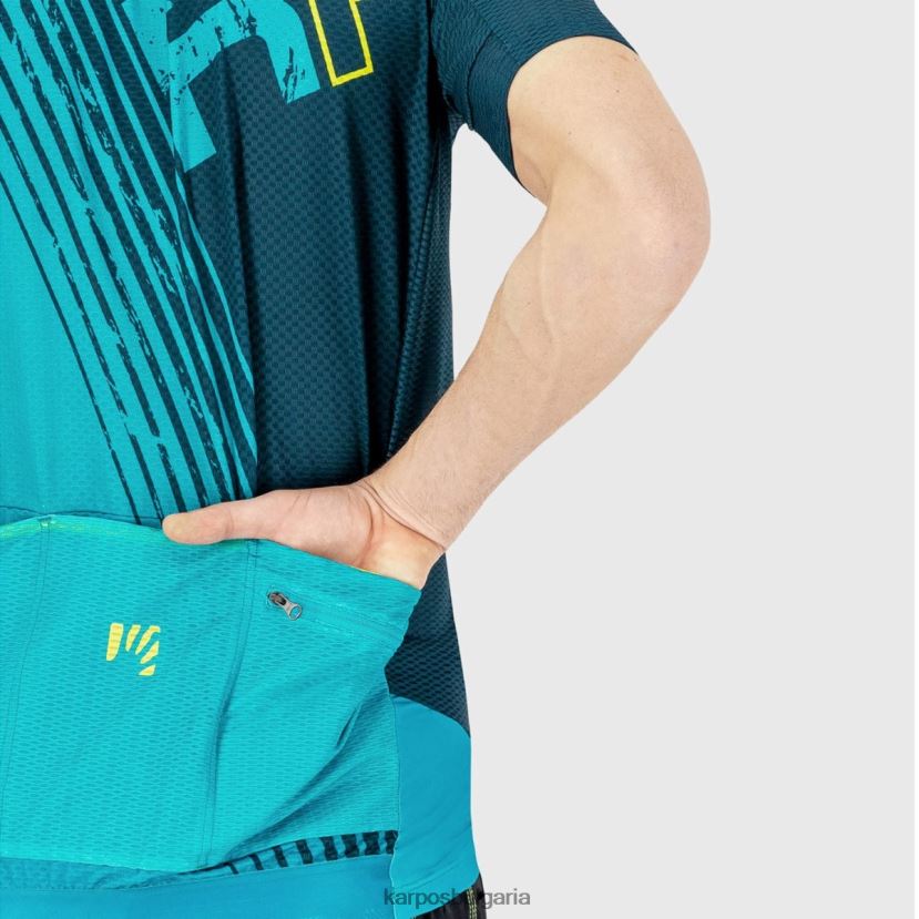 тениска| жълт ф/рефл.езерце/емайл мъже Karpos зелено огнено трико FZ08Z312