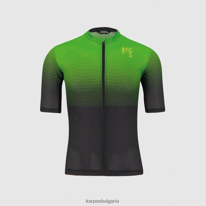 тениска| омбре синьо/зелено флуо/индиго мъже Karpos вал виола трико FZ08Z318