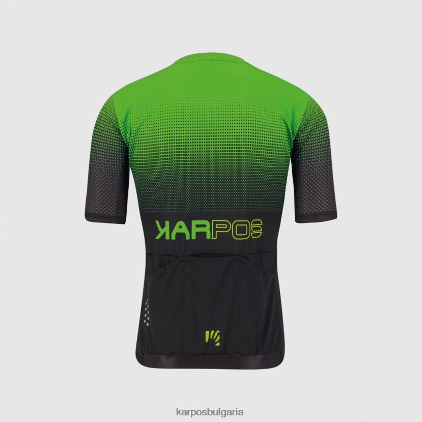 тениска| омбре синьо/зелено флуо/индиго мъже Karpos вал виола трико FZ08Z318