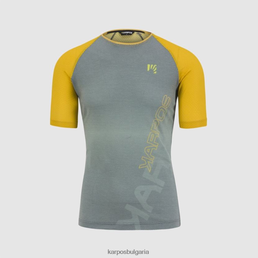 тениска| тъмен шисти/лимон къри мъже Karpos преместен ево трико FZ08Z336