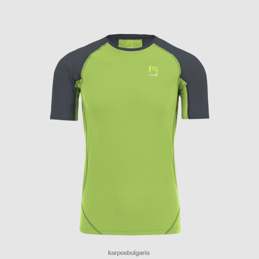 тениска| жасминово зелено/омбре синьо мъже Karpos Лаваредо трико FZ08Z353
