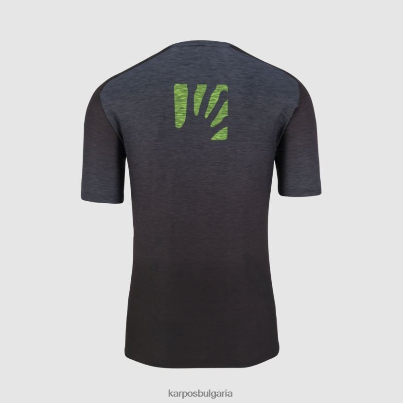 тениска| черно/омбре синьо/жасминово зелено мъже Karpos прато пиаца трико FZ08Z355