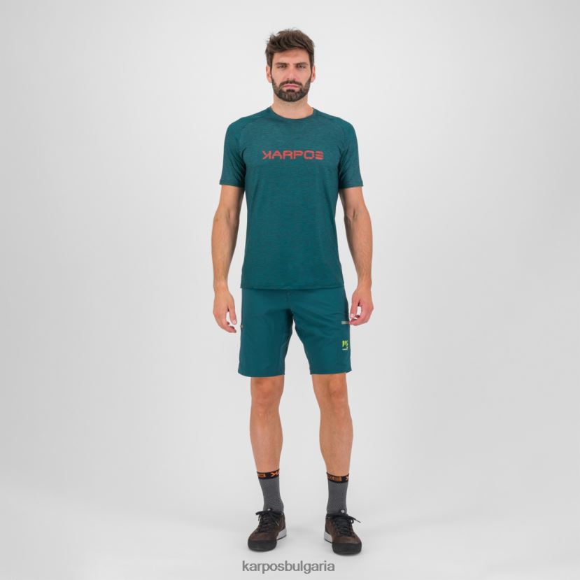 тениска| тъмно море/балсам/червен пипер мъже Karpos прато пиаца трико FZ08Z356