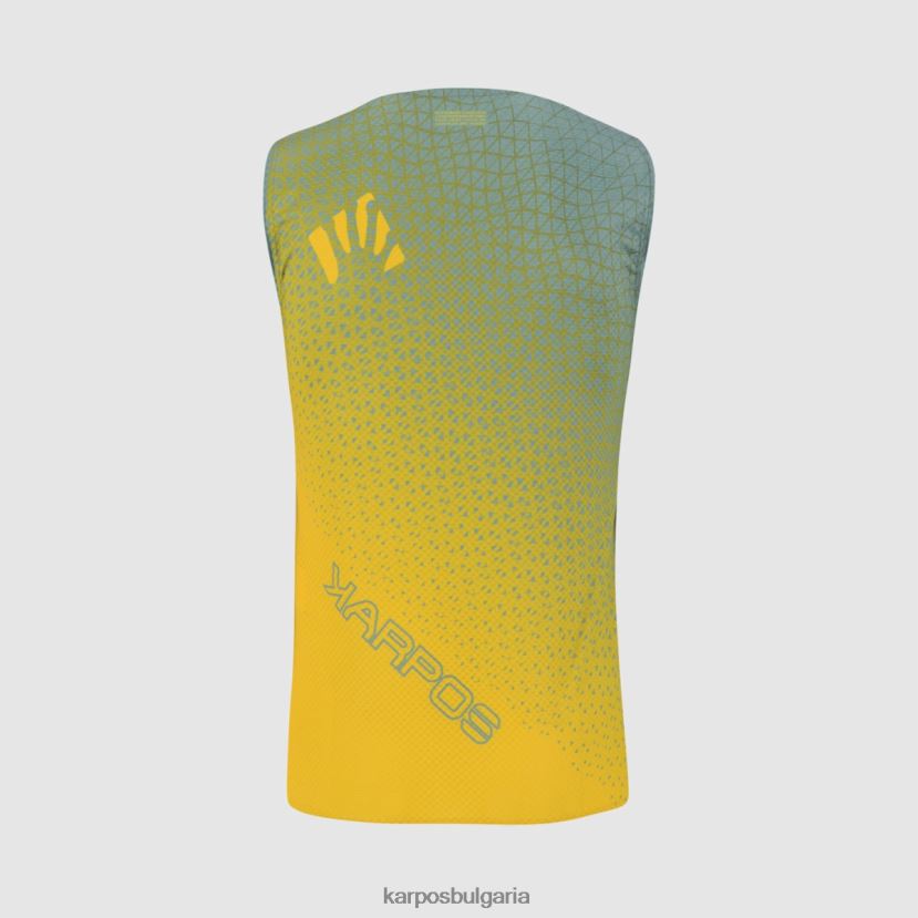 тениска| лимоново къри/тъмен шисти мъже Karpos лаваредо ултра резервоар FZ08Z364
