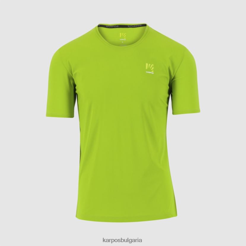 тениска| ябълково зелено мъже Karpos чувствителна тениска FZ08Z375