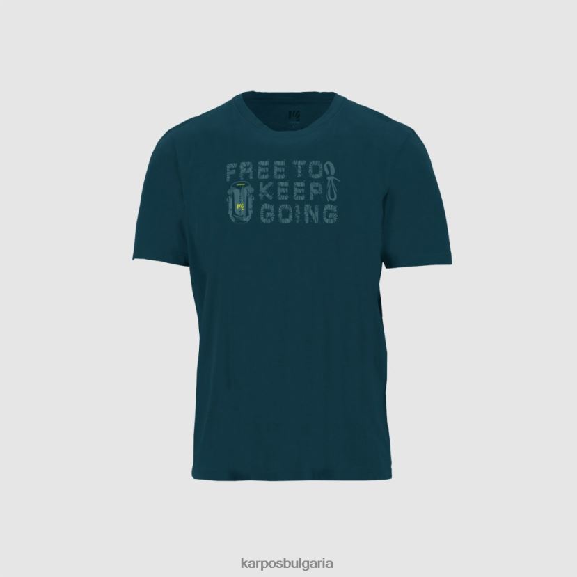 тениска| отразяващо езерце мъже Karpos тениска с минзухар FZ08Z403